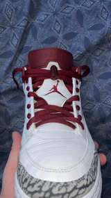Jordan Spizike Low, White/Red-Wolf Grey - Image 5