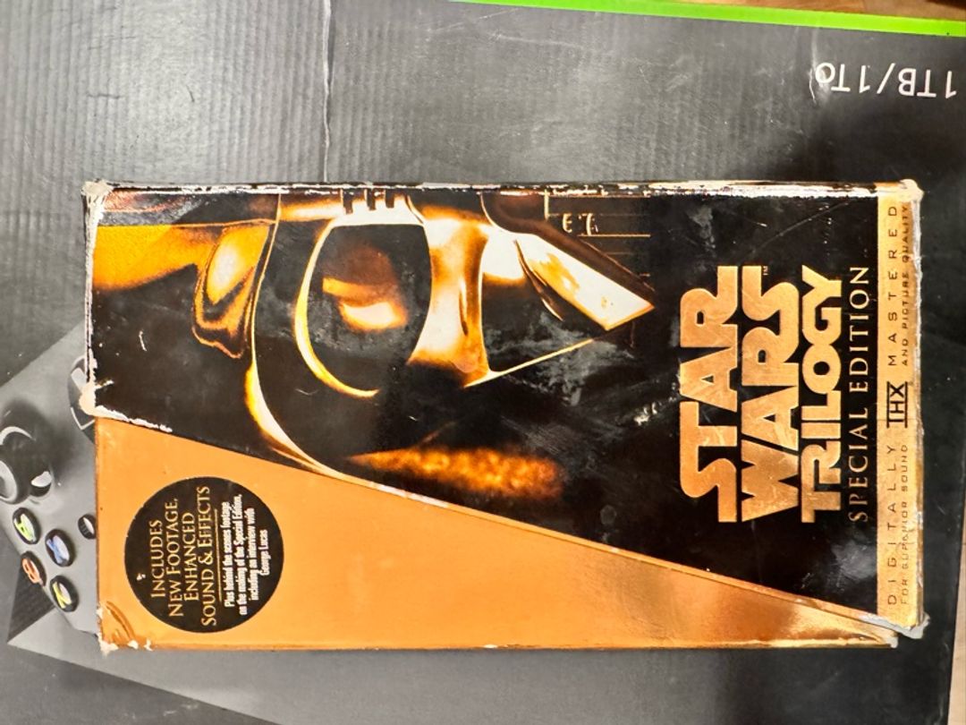 Used Star Wars Trilogy Special Edition Gold VHS Box Set