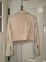 Rag & Bone Leather White Moto Jacket Size 2 - Image 4