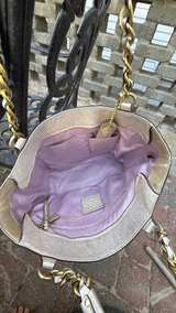 Coach Audrey Metallic Leather Tote Bag - Image 8