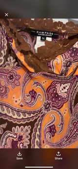 Paisley Print Lace Trim Cami Top - Image 5