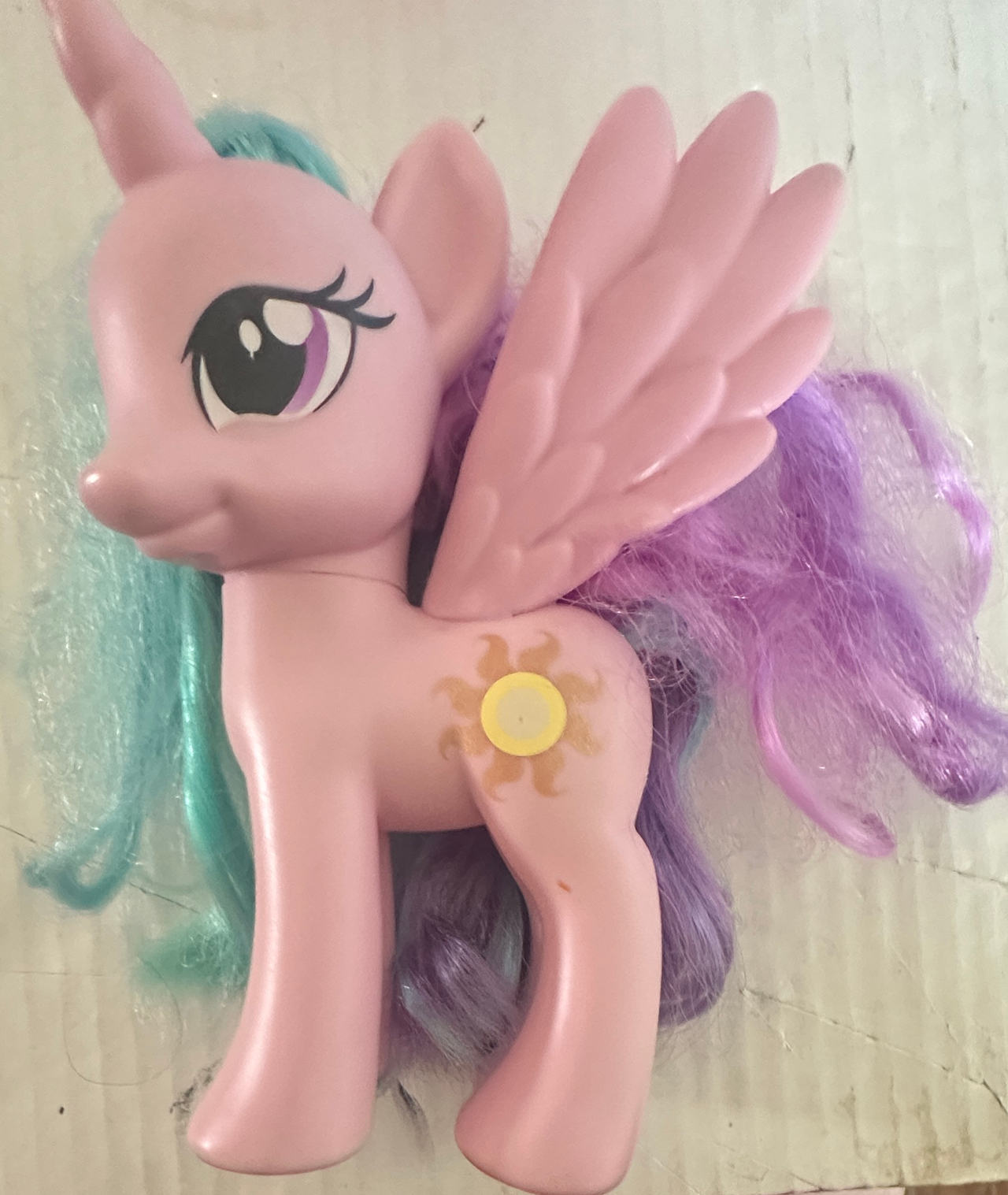 My Little Pony Princess Celestia Pink Alicorn Figure
