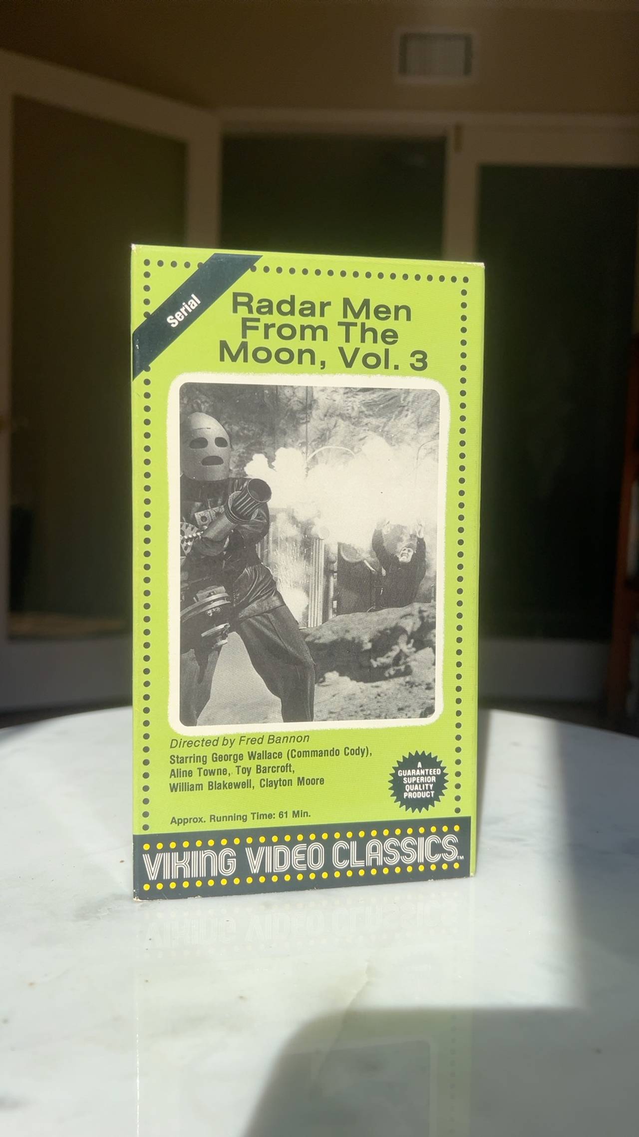 Radar Men from the Moon VHS Tape