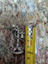 Vintage Rhinestone Lamp Post Brooch - Image 4