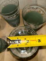 Wedgewood Sage Green Jasperware Grecian Helenic Style Glasses - Image 5