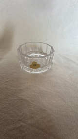 Crystal Angel Figurine Playing A Flute Mikasa Candy Box top and bottom  - Image 4