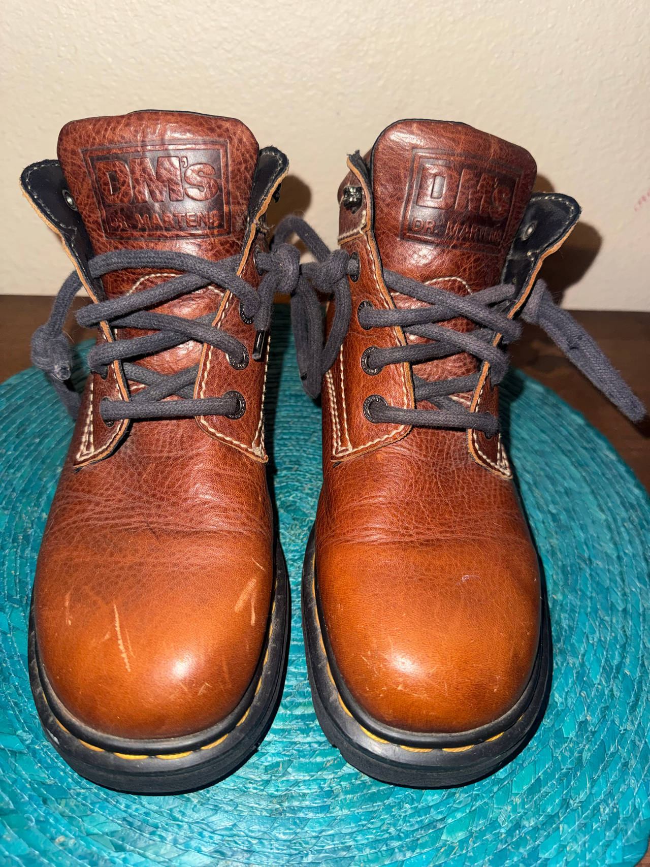 Dr. Martens Brown Leather Boots (size 7Mens/9Womens)