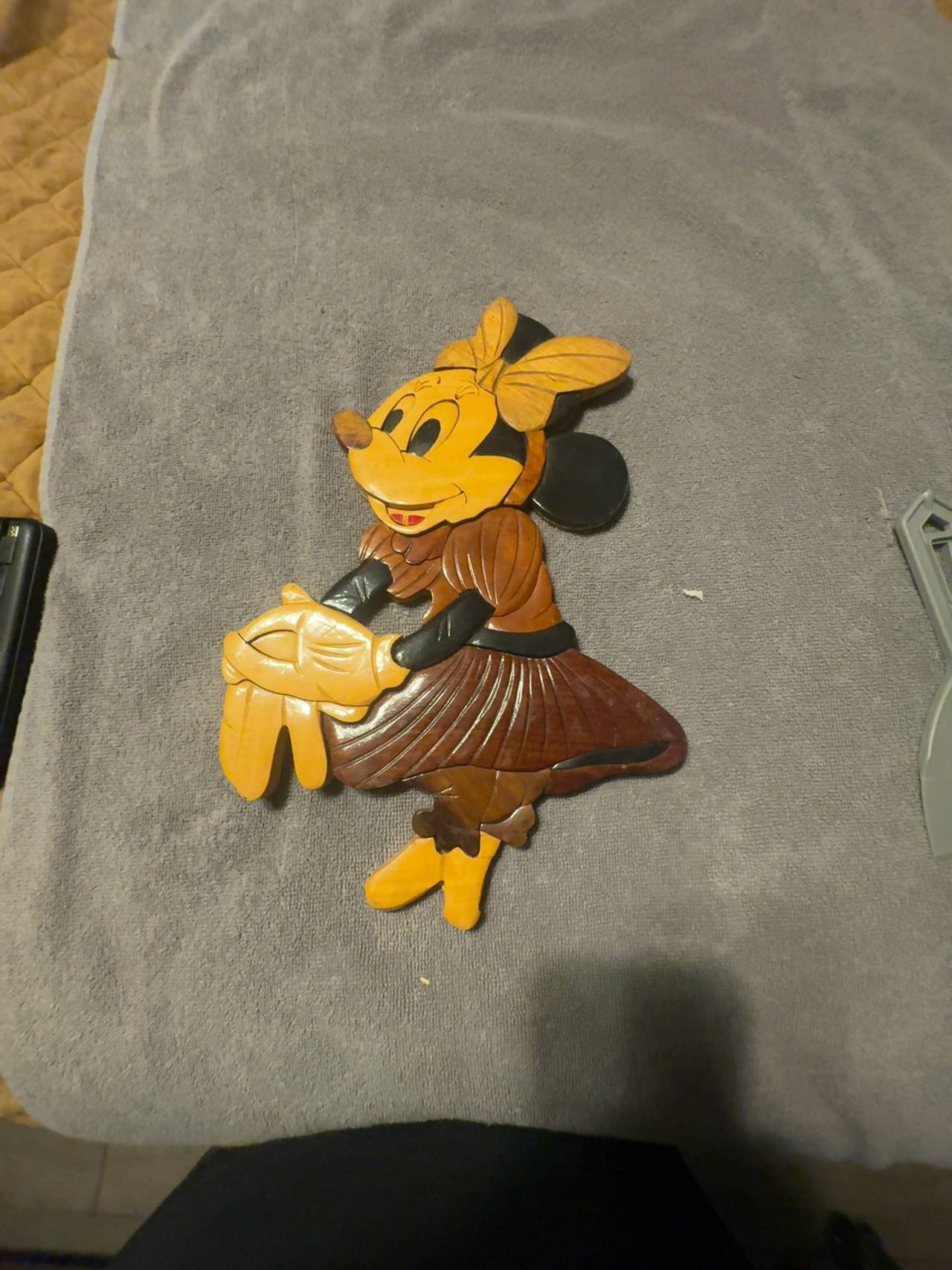 Disney Vintage Wooden Wall Art Mickey & Minnie