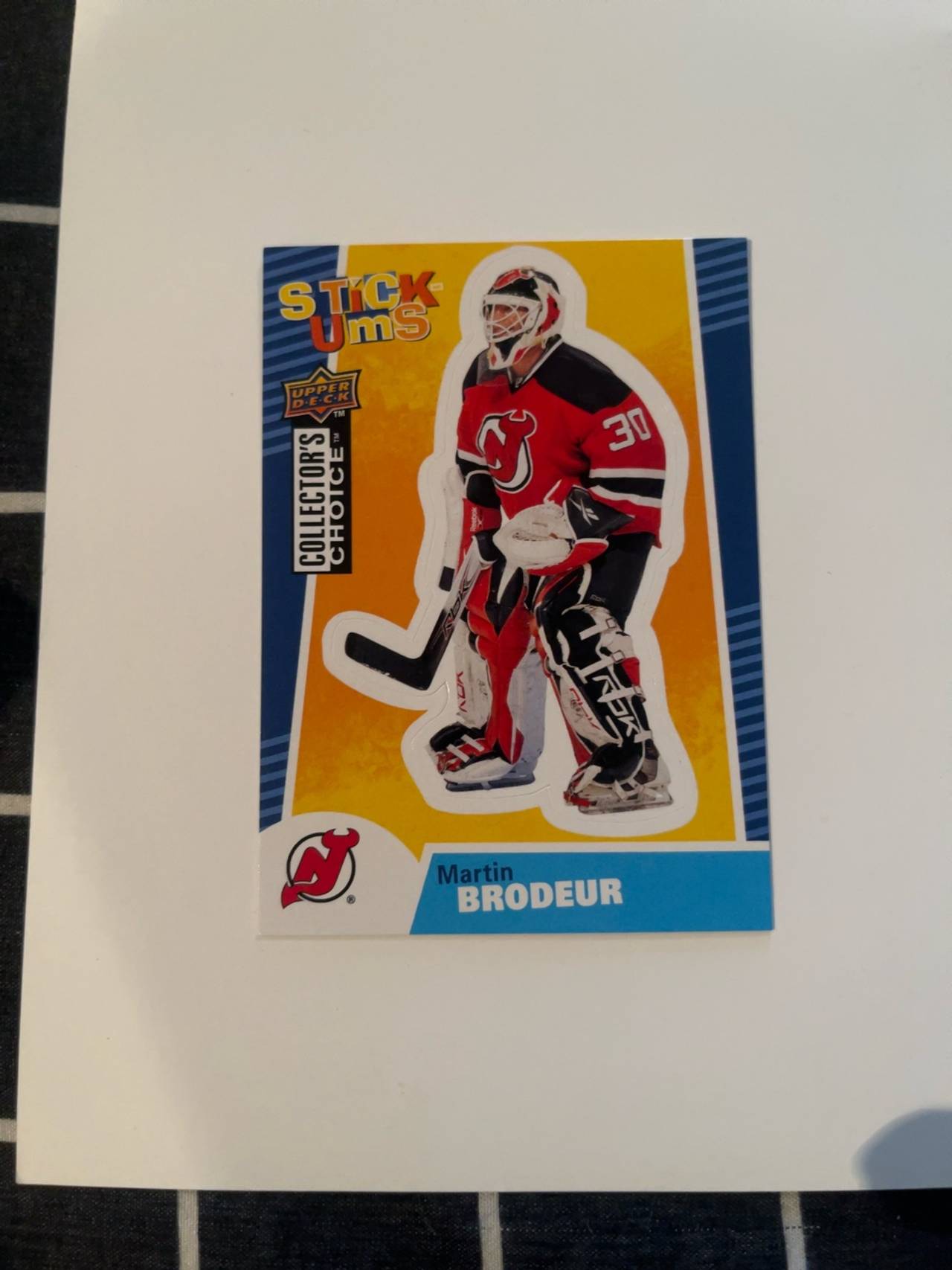 Upper Deck Martin Brodeur Stick-Ums #SU15 2009-10