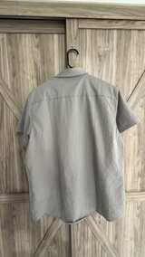 New Island Inspired Resortwear Mens Textured SS Buttondown Shirt L/XL - Image 5
