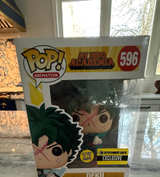 Funko Pop! My Hero Academia Deku #596 Entertainment Earth Exclusive Glow in the Dark - Image 1