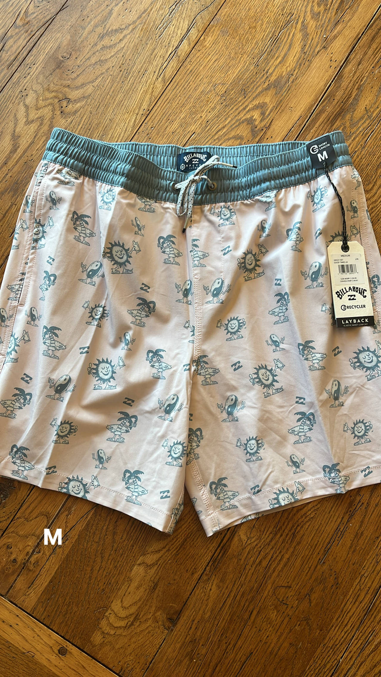 Billabong Sundays Layback Boardshorts new with tags medium