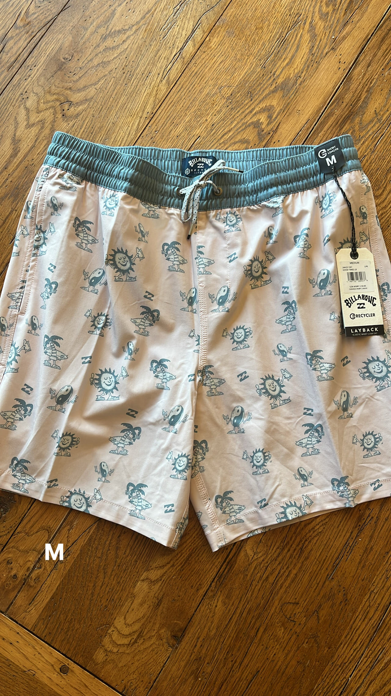 Billabong Sundays Layback Boardshorts new with tags medium