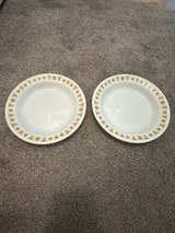 Corelle Butterfly Gold Rim Soup/Salad Bowls - Image 1