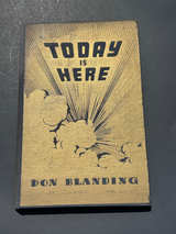Vintage Don Blanding Today Is Here Signed 1946 Hcdj 1st Ed Poetry - Image 1