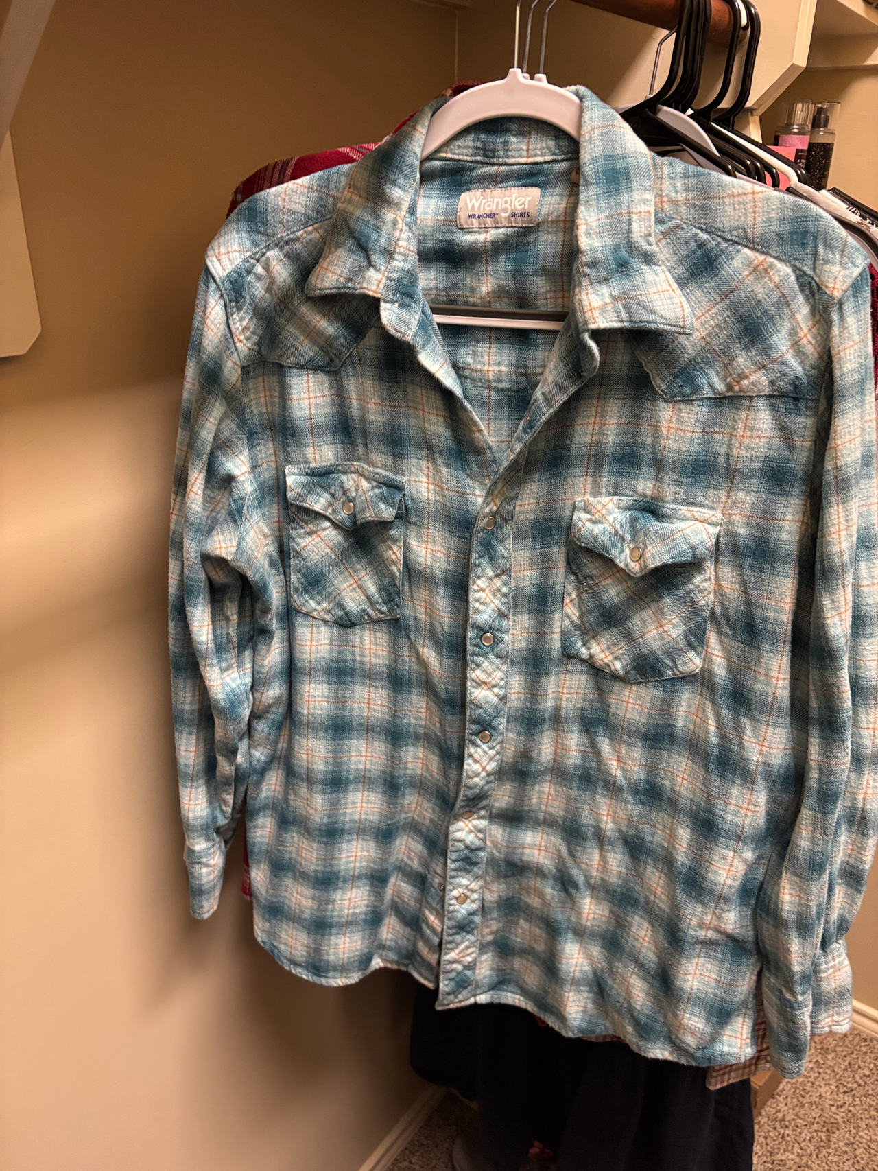 Wrangler Plaid Flannel Shirt