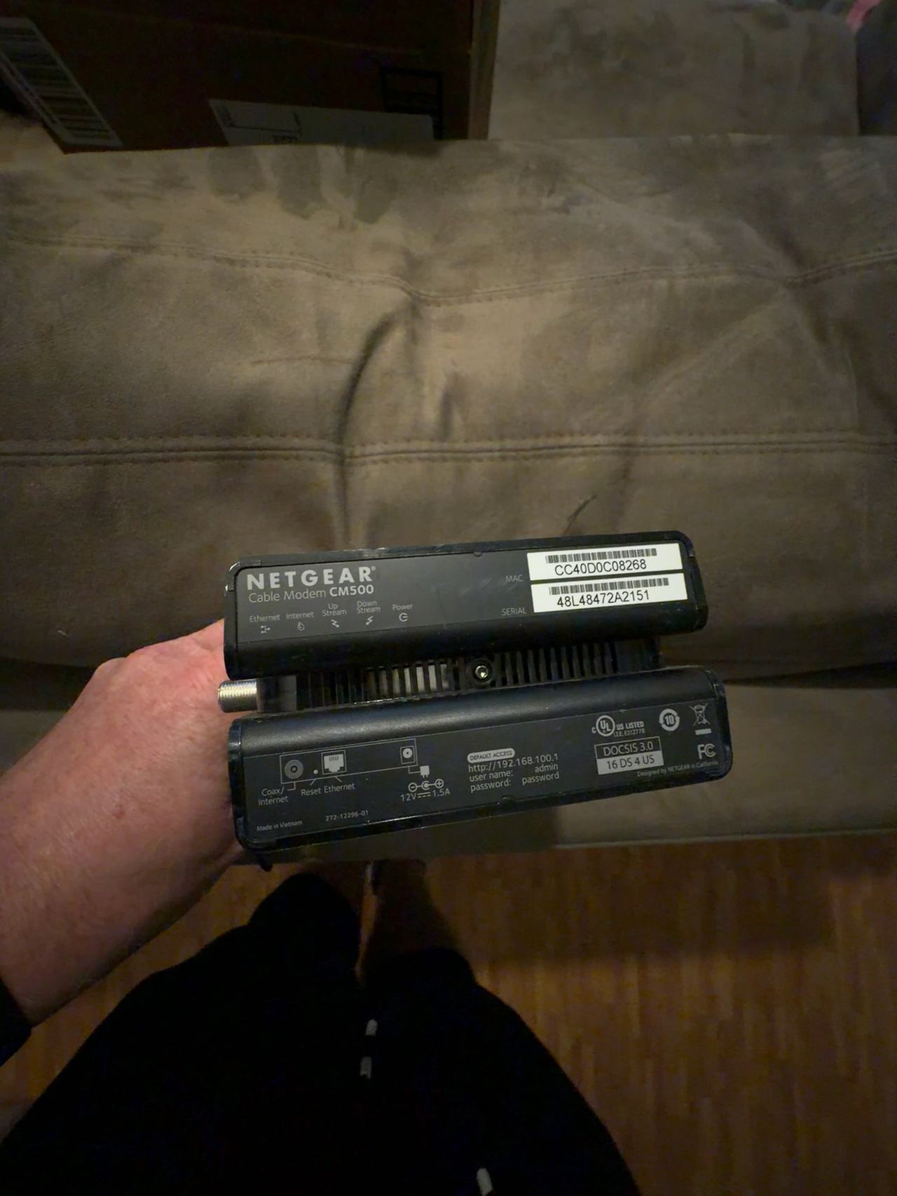 Netgear CM500 Cable Modem