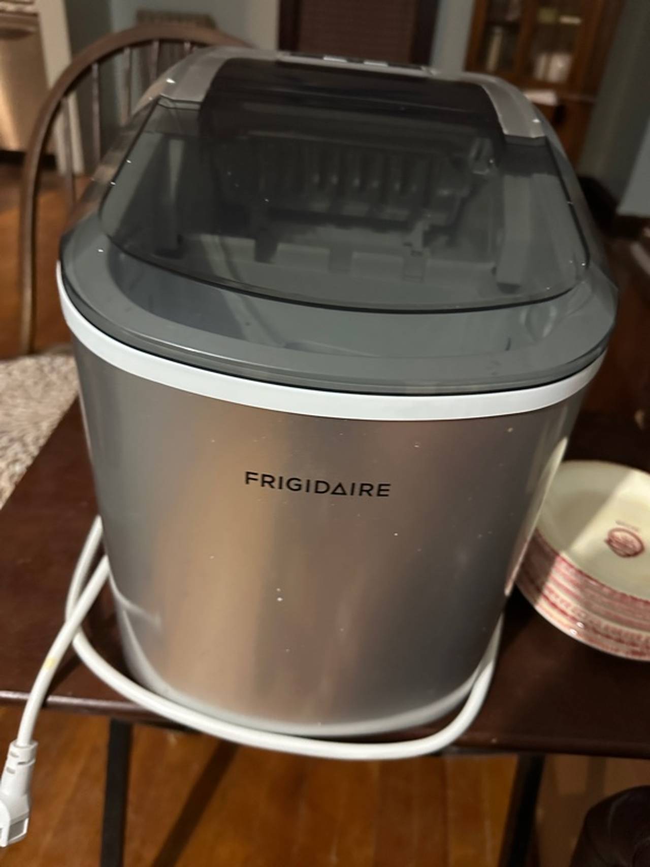 Frigidaire EFIC189-B Silver Countertop Ice Maker