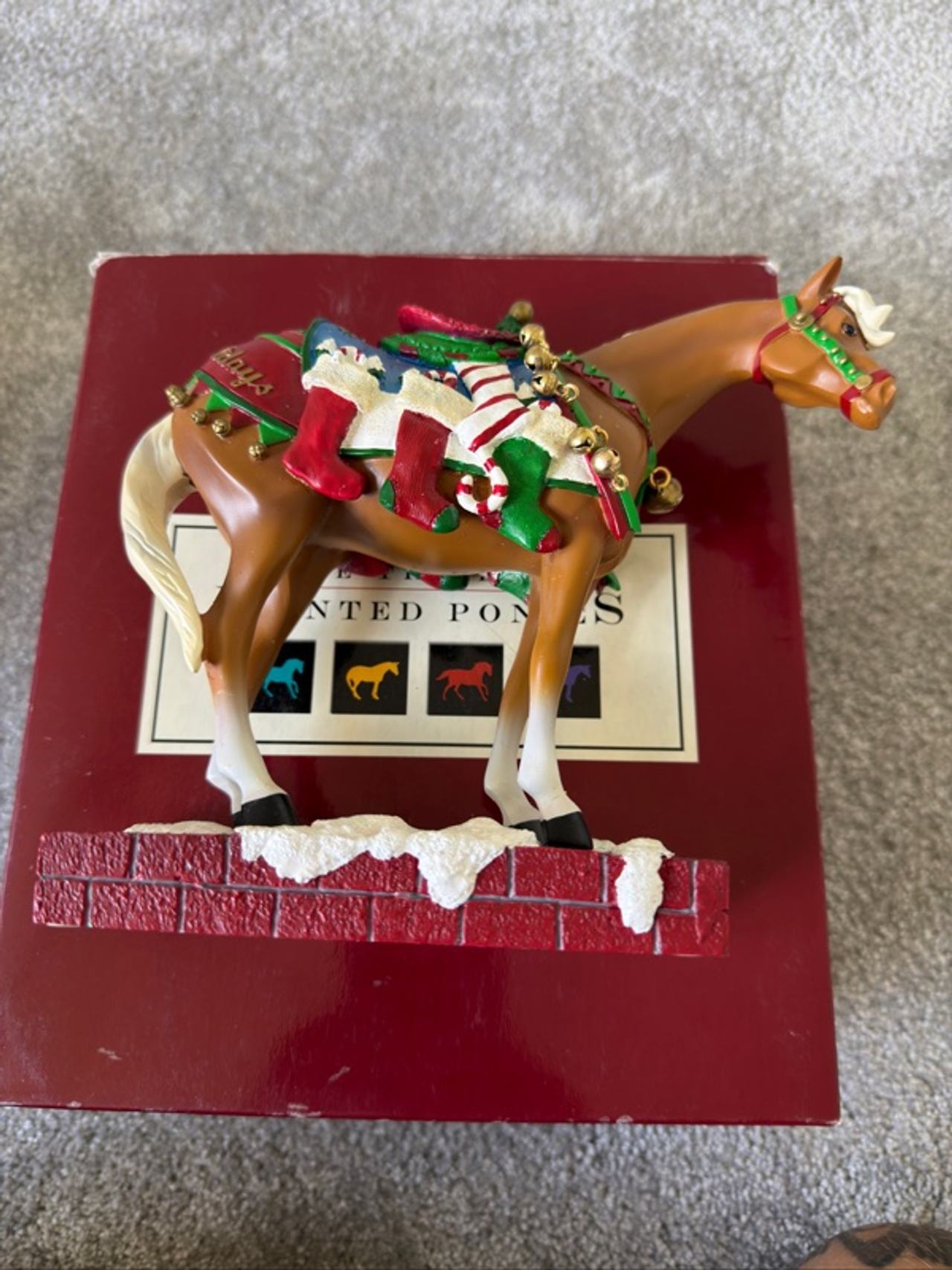 Trail of Painted Ponies Happy Holidays Pony Figurine