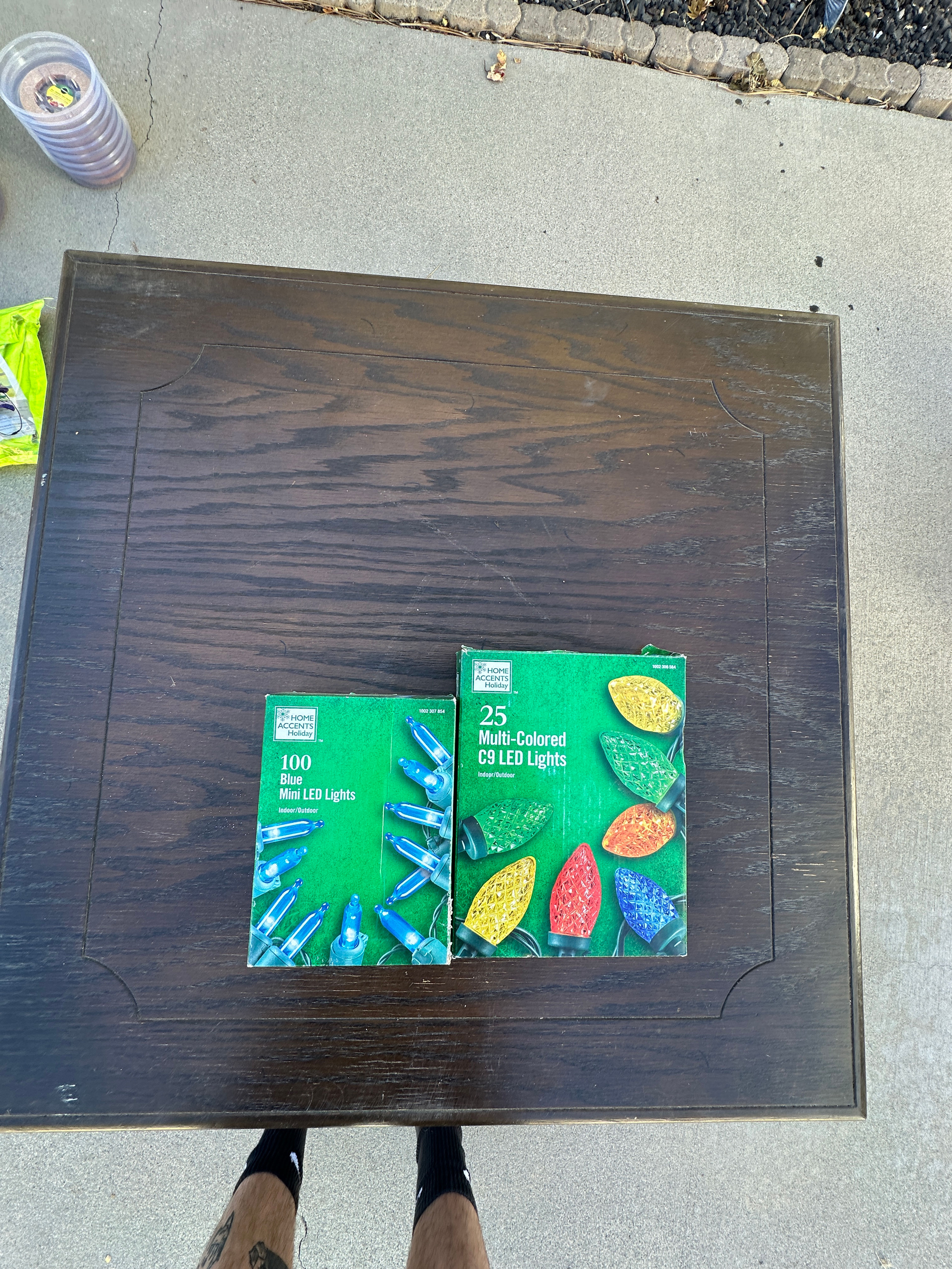 Home Accents Holiday 100 Blue Mini LED Lights and 25 Multi Colored C9 LED lights