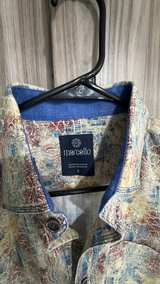 Marcello Sport Abstract Print Button Down Shirt Size Medium - Image 2