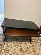 Black Glass Top Office Desk - Image 2