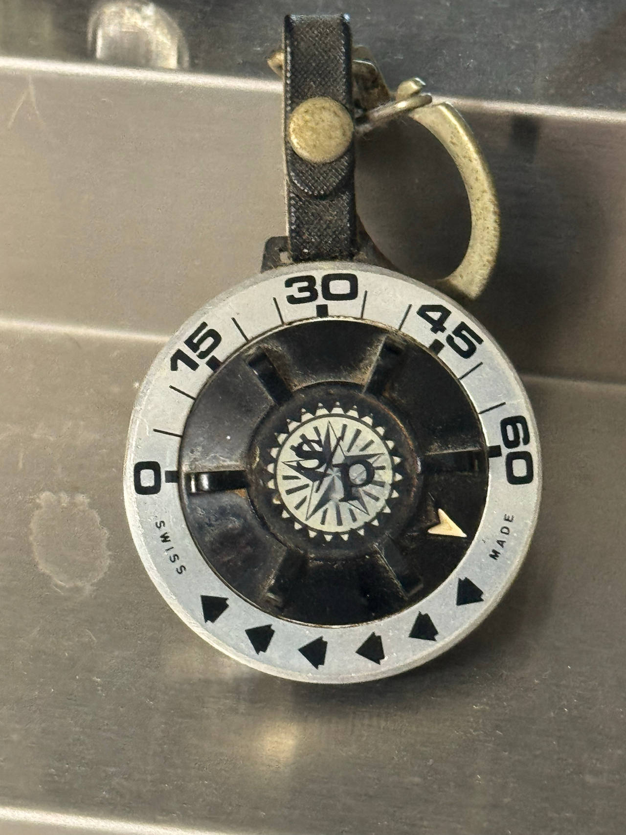 Signal Park Vintage Swiss Parking Timer Keychain