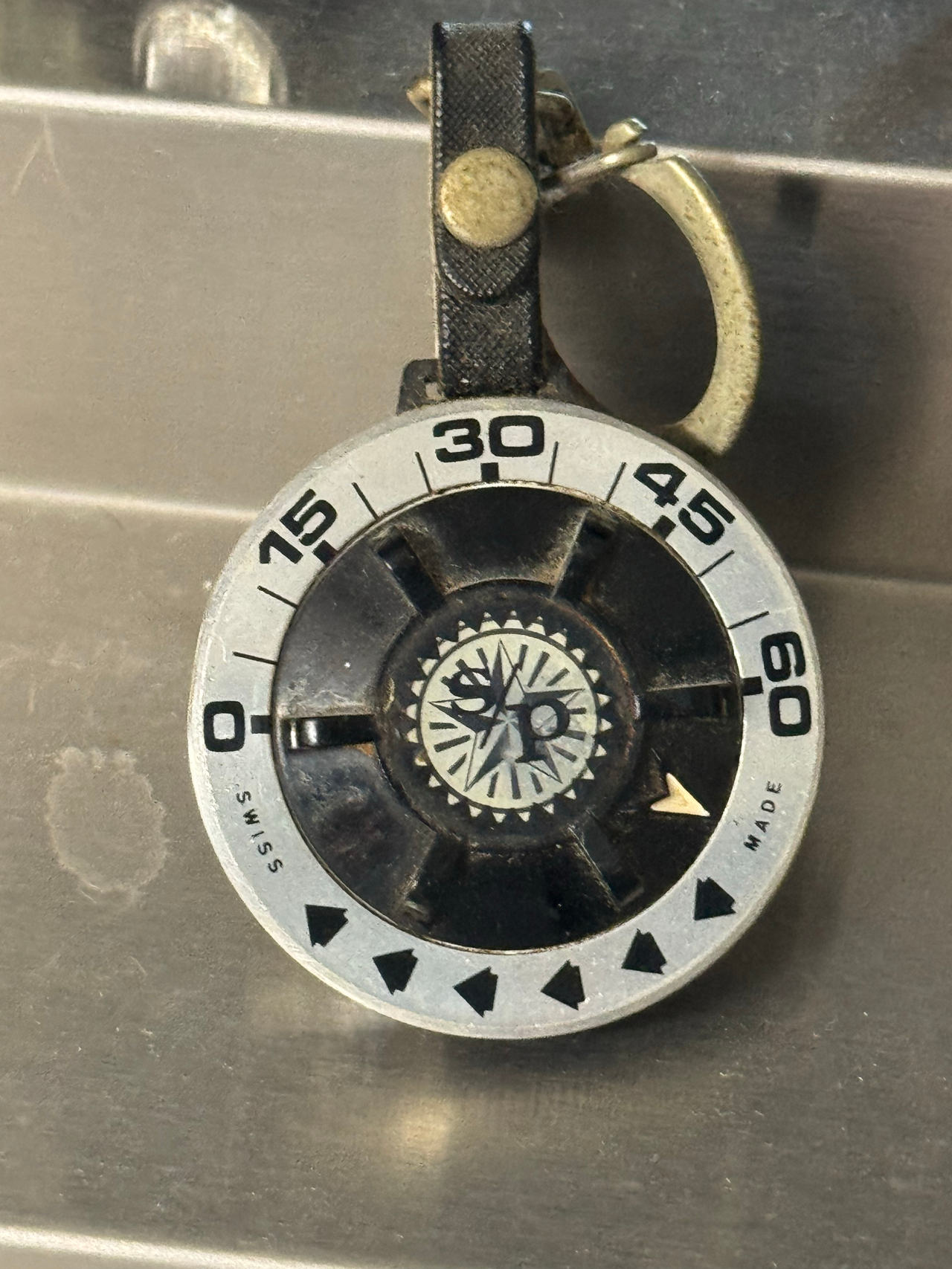 Signal Park Vintage Swiss Parking Timer Keychain