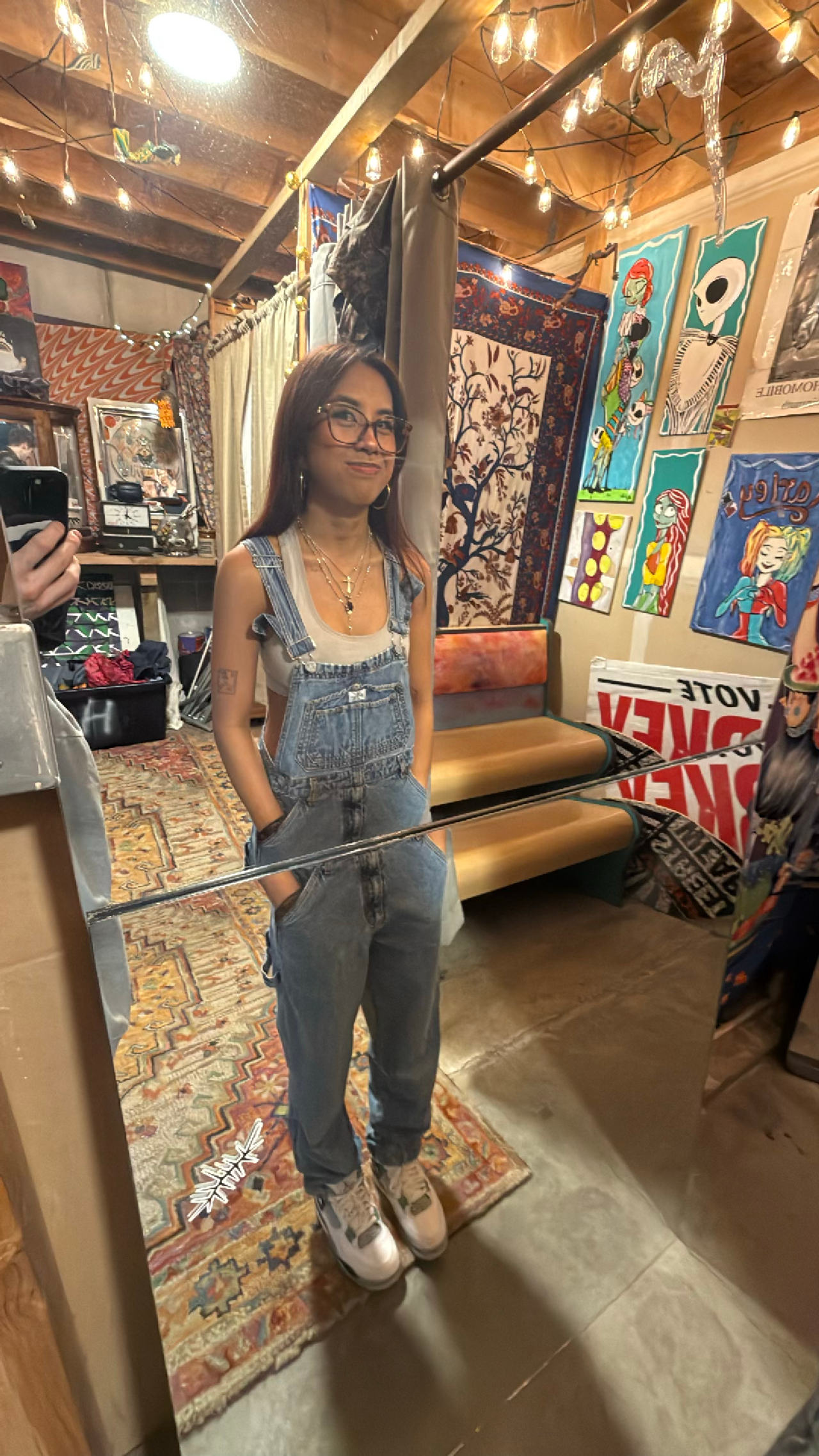 Denim Overalls