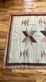 Vintage 1932 Hand-Woven Navajo Style Rug - Image 4