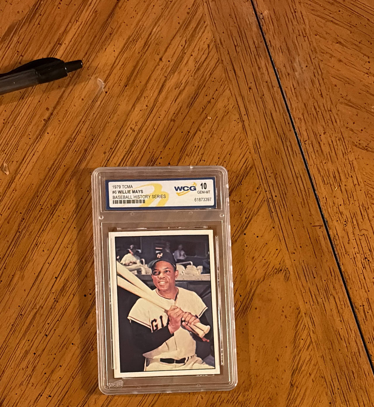 1979 TCMA Willie Mays #6 Baseball History Series WCG 10