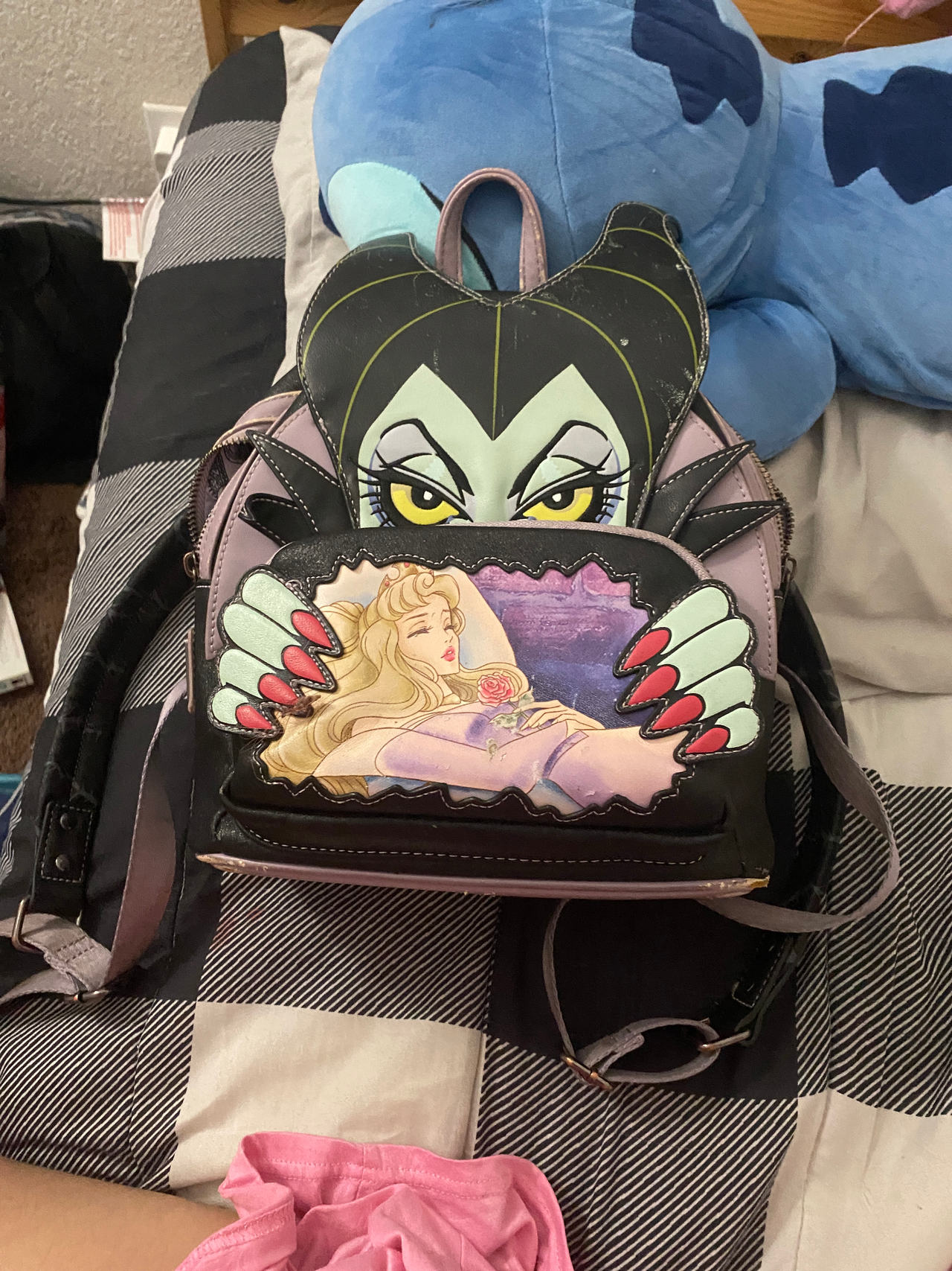 Loungefly Disney Sleeping Beauty Maleficent Mini Backpack
