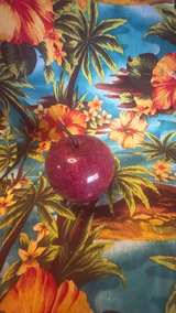 Vintage Red Alabaster Stone Apple Paperweight - Image 4