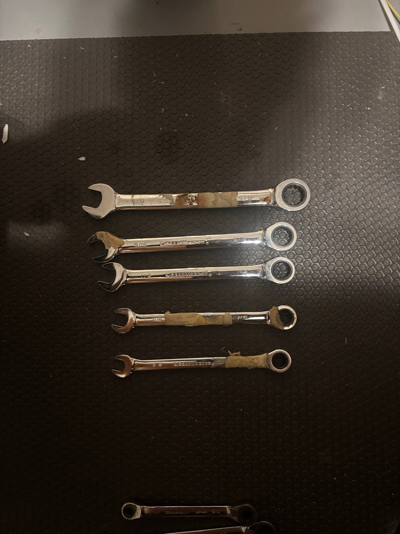 GearWrench SAE Ratcheting Combination Wrench Set