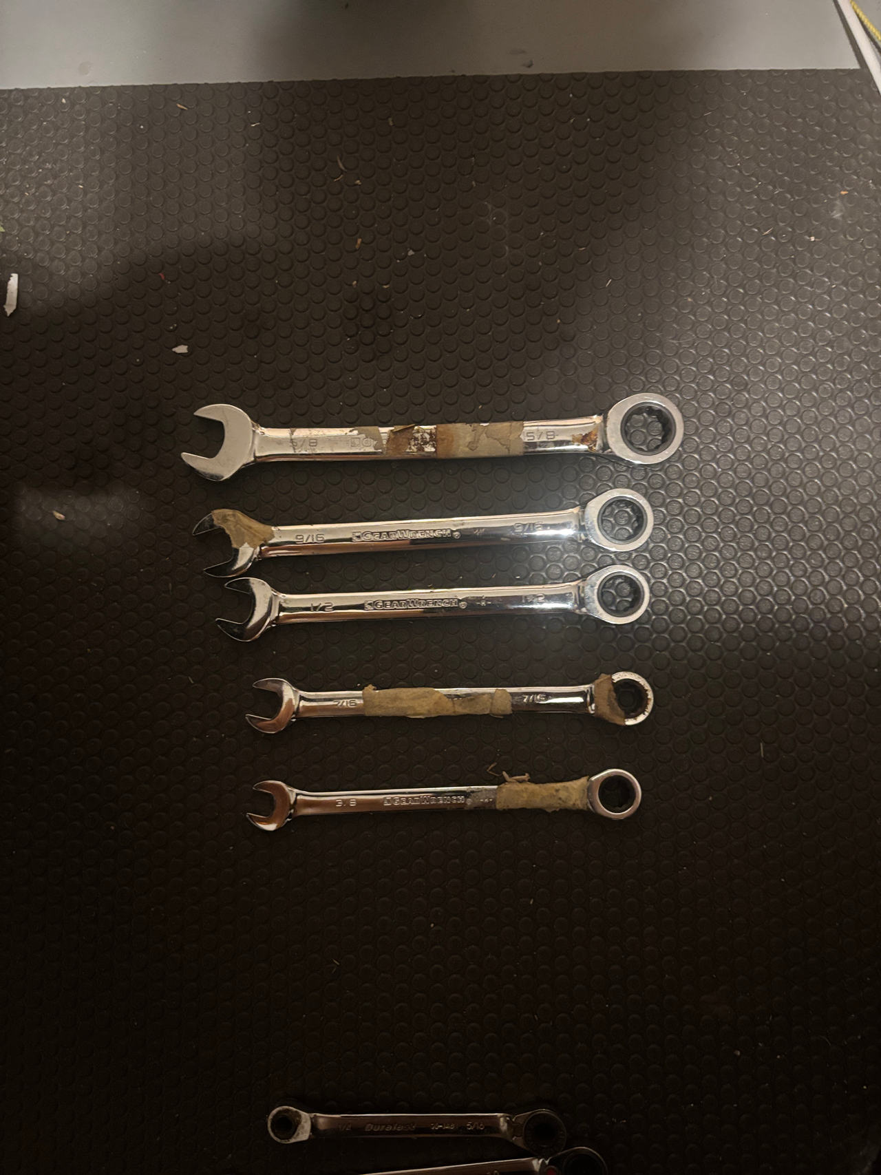GearWrench SAE Ratcheting Combination Wrench Set