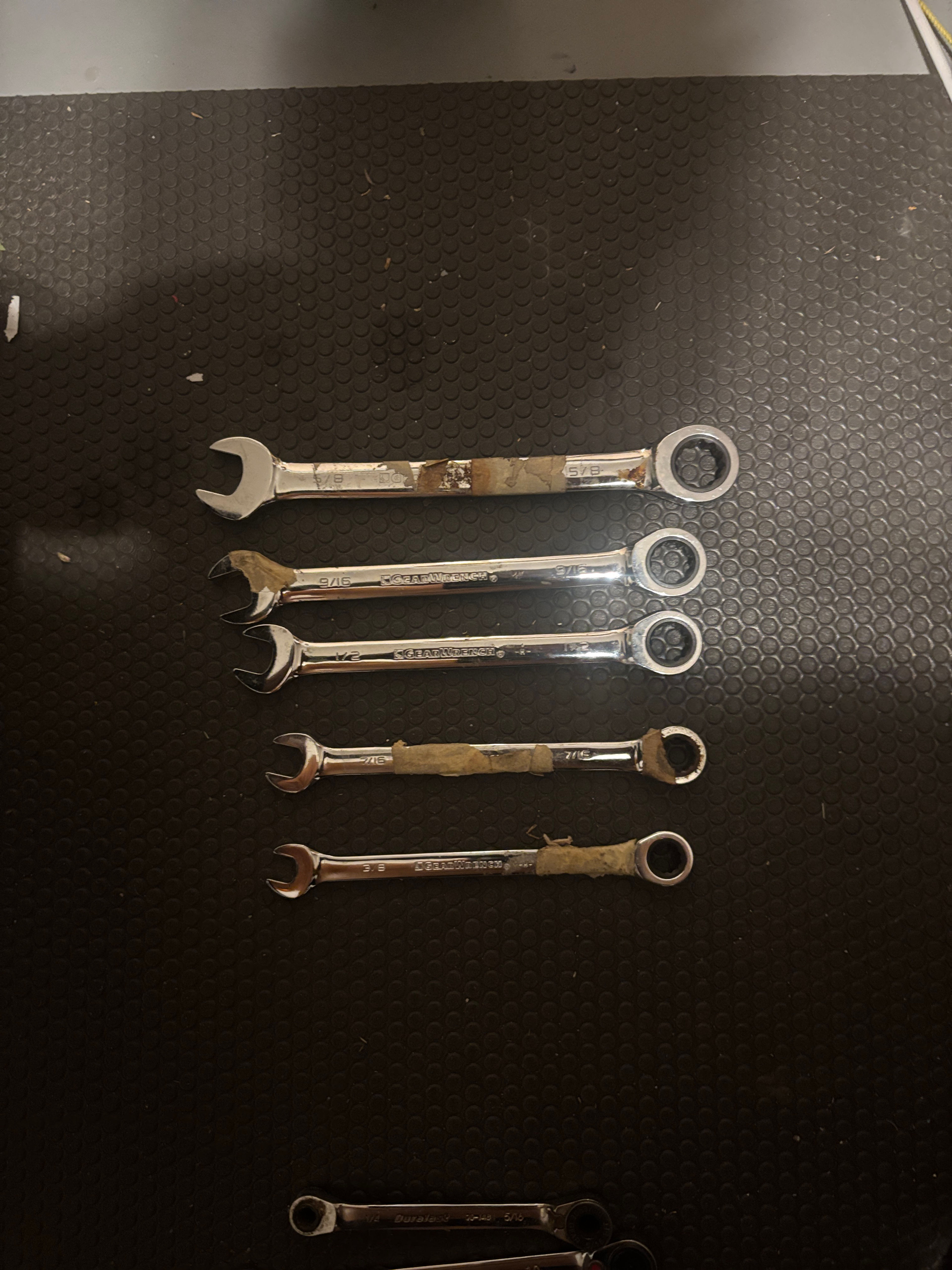 GearWrench SAE Ratcheting Combination Wrench Set