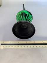 Vintage Miniature Green Glass Oil Lamp - Image 1