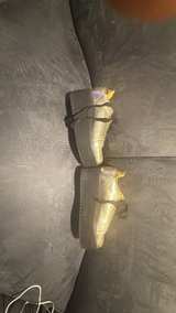 Cute to the Core Gold Metallic Platform Wedge Sneakers - Image 6