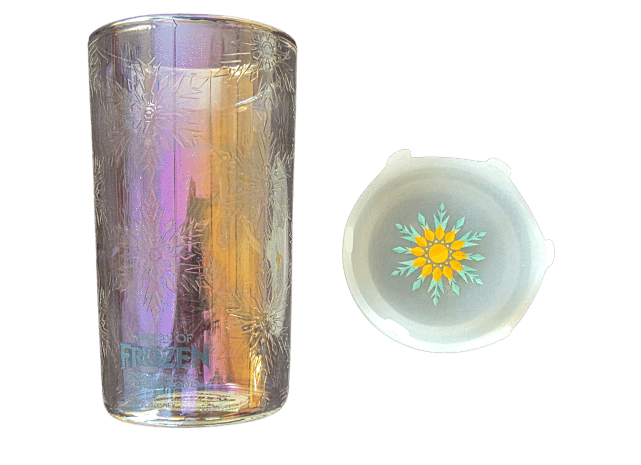 Disney World of Frozen Iridescent Crown Tumbler Hong Kong Disneyland