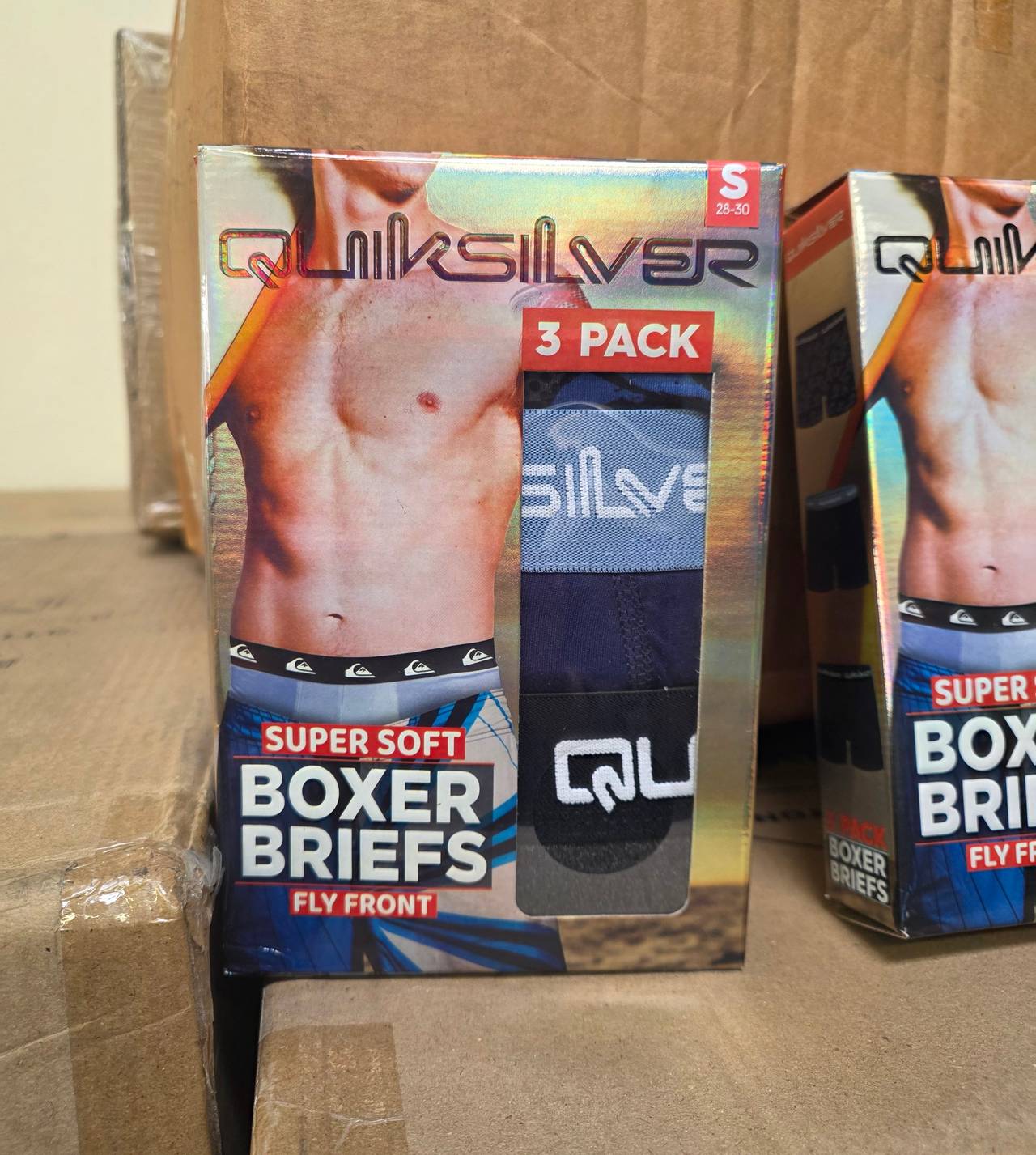 Quiksilver Super Soft Boxer Briefs 3-Pack
7 wholesale  6 boxes of 3 s m L xl