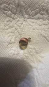 Natural Sea Shell Gold Rim Pendant - Image 5