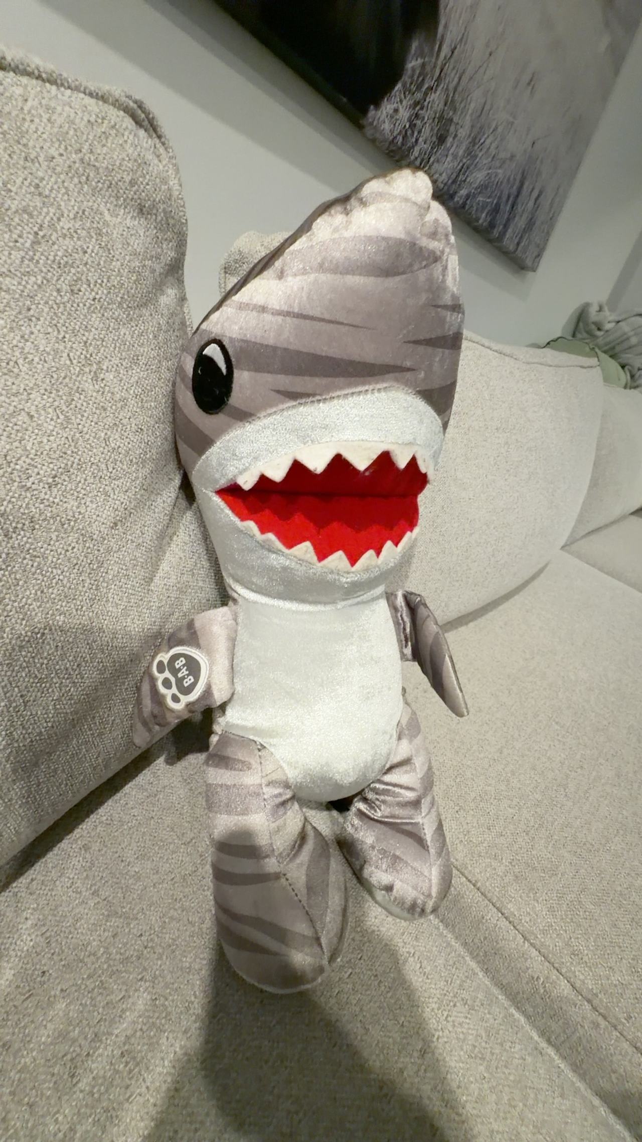 Build-A-Bear Great White Shark Plush 16-inch