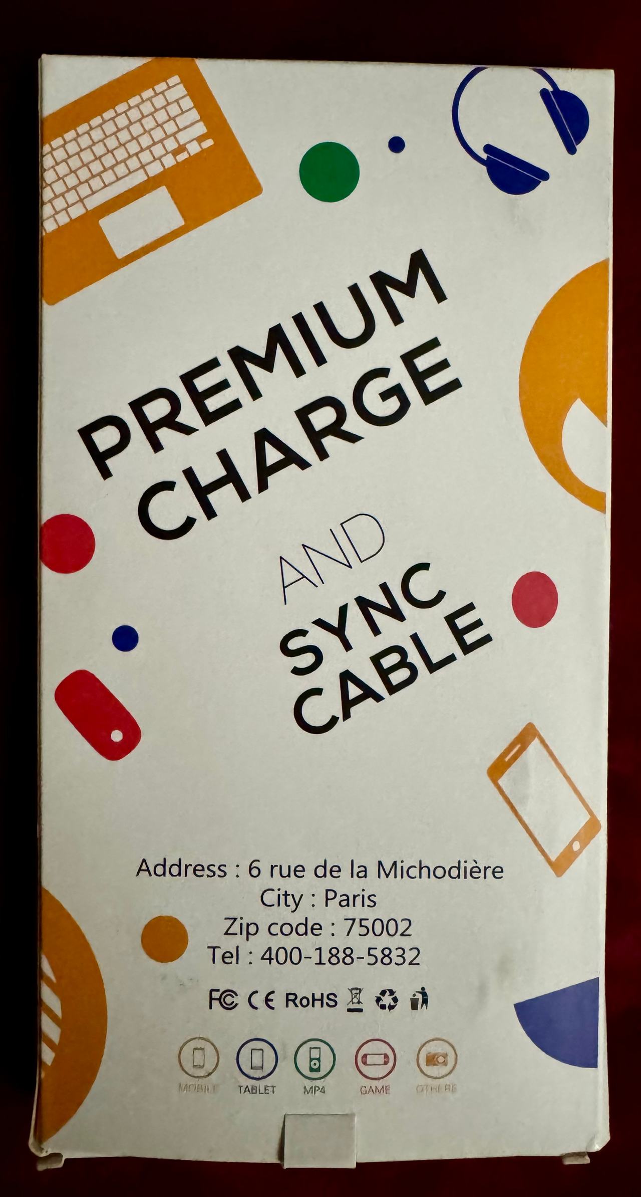 Premium Charge and Sync Cable