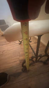 Spanish End-of-Bed Stool with Curled Feet - Image 4