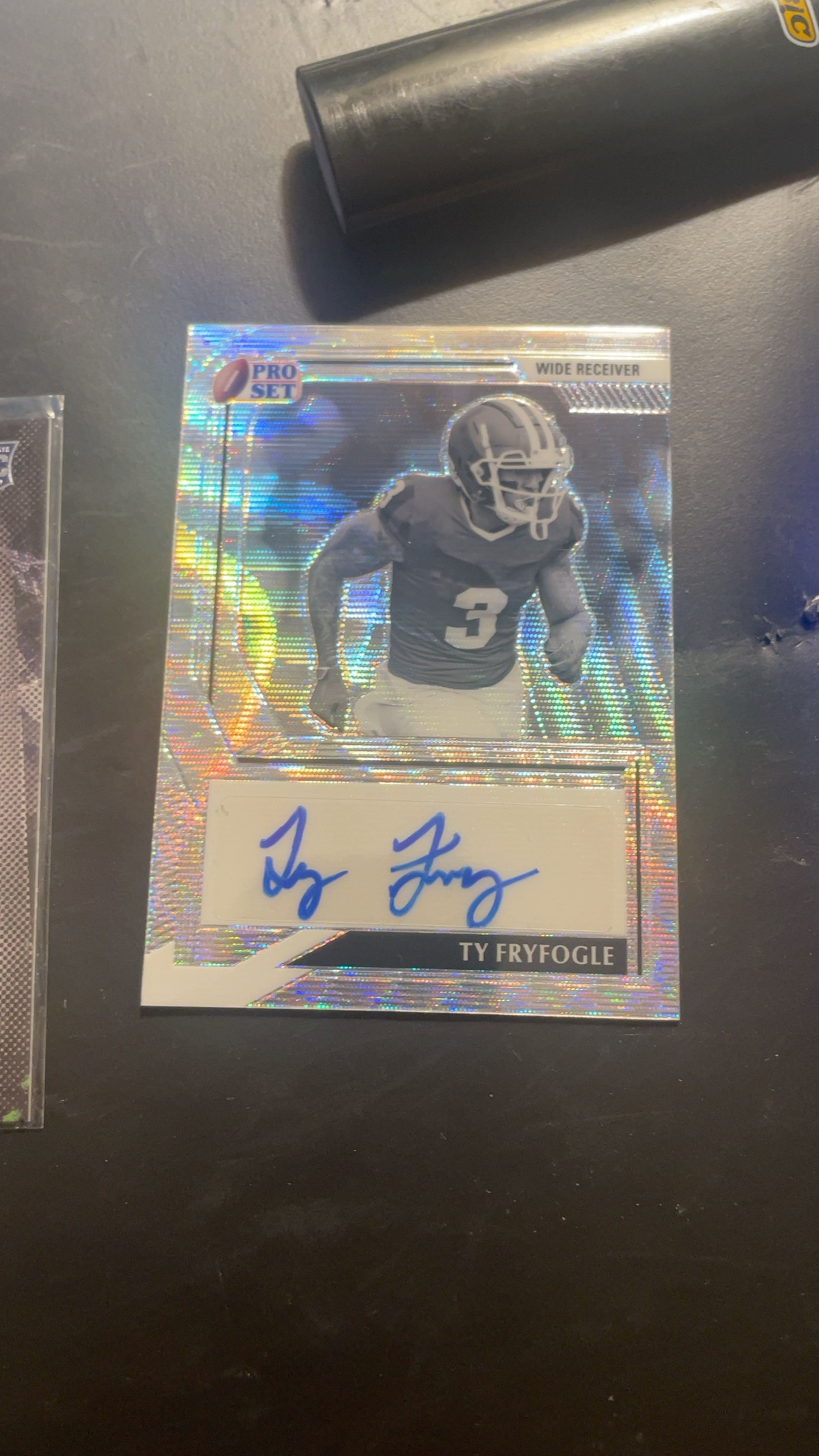 Leaf Ty Fryfogle 2022 Pro Set Metal Autograph Rookie Card