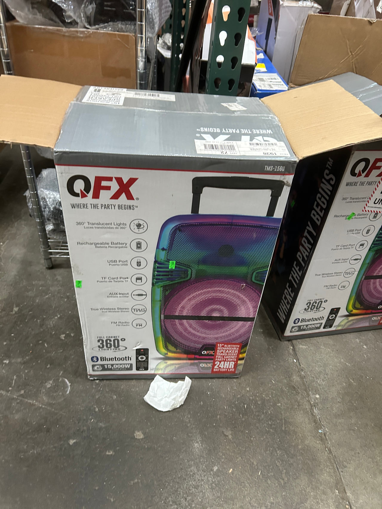 QFX 15" Bluetooth Party Speaker