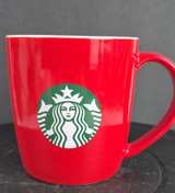 Starbucks 2021 Holiday Red Siren Ceramic Mug - Image 2