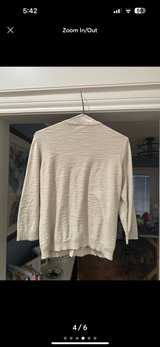 Women's Cream Cardigan Sweater - Image 4