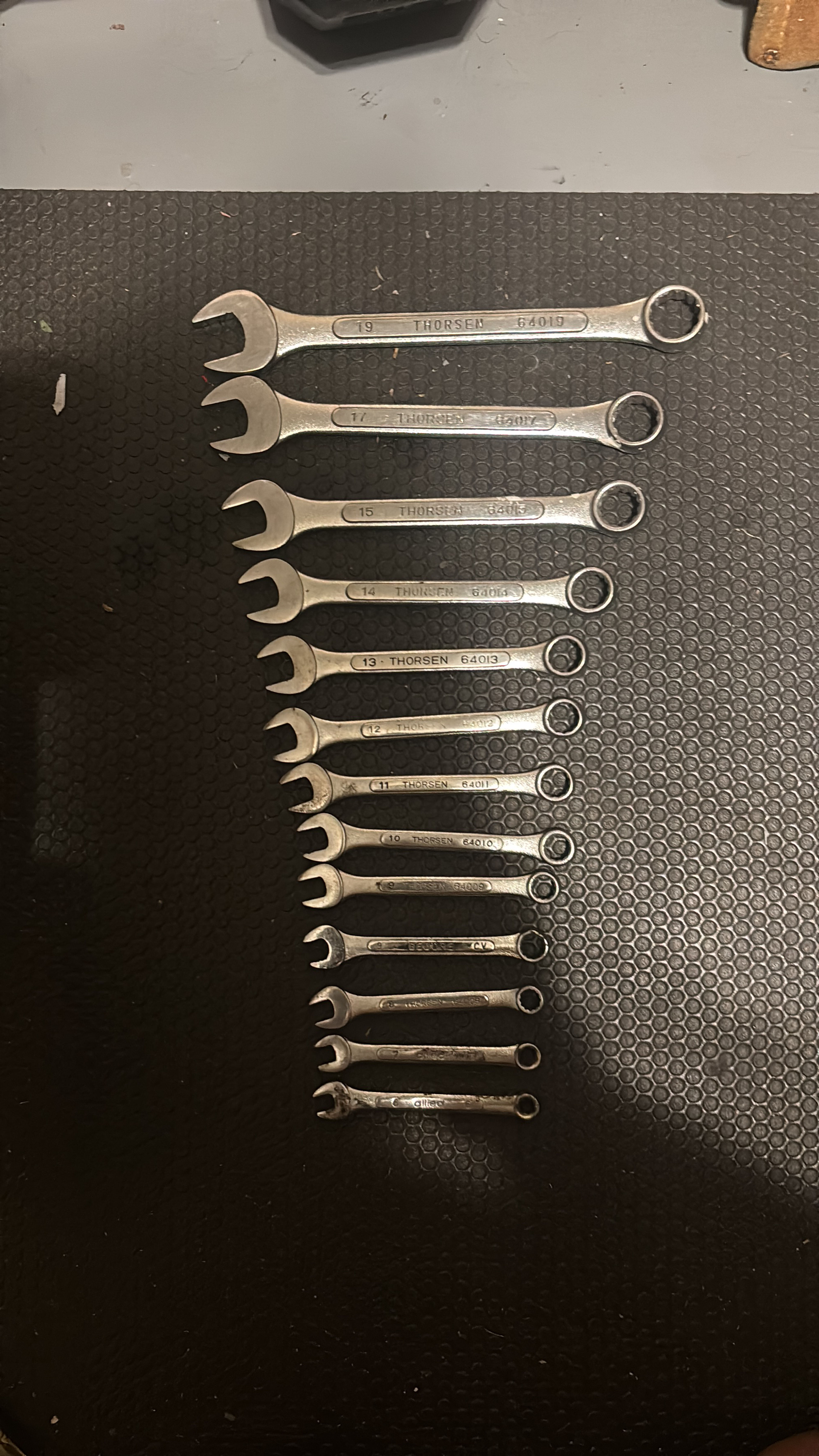Thorsen Metric Combination Wrench Set