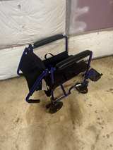 Drive Medical Lightweight Expedition Transport Chair with Hand Brakes - Image 3